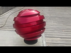 النحت الحديث من الفولاذ المقاوم للصدأ ، النحت التجريدي المطلي بالفولاذ المقاوم للصدأ