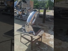 التماثيل المجردة المعدنية الحديثة الطراز الشهير للديكور الداخلي