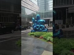 316L SS Lawn And Garden تماثيل ومنحوتات Blue Baking بالورنيش