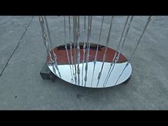 الفولاذ المقاوم للصدأ المجرد الضفدع الحديقة الحيوانية الزينة